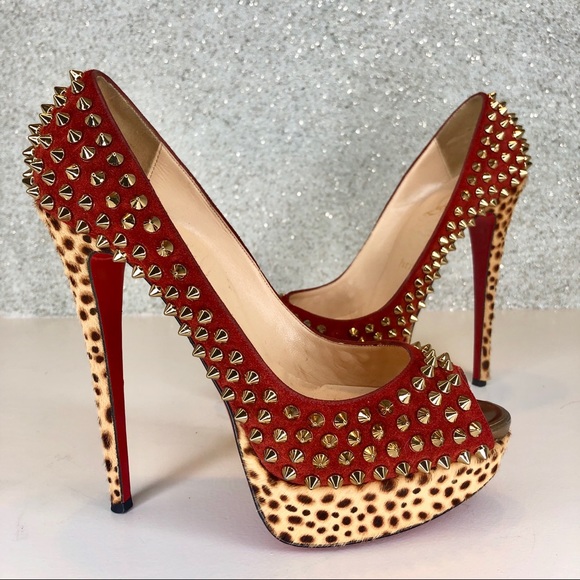 Christian Louboutin Shoes - 🔴Sold🔴 Suede Leopard Pony Lady